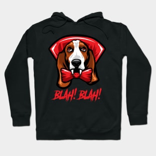 Halloween Basset Hound Vampire Hoodie